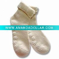 Wholesale women full terry angora socks thermal socks