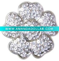 Wholesale women's belt buckle with rhinestone