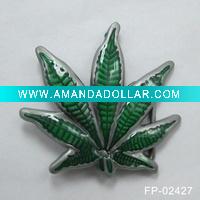 Wholesale Pewter finish leaf belt buckle