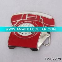 Wholesale Fashion telephone shaped belt buckle