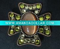 Wholesale New crystal cross conchos