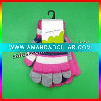 fashion children acrylic gloves