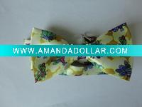 100% polyester printed children's bowtie