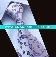 Wholesale 100% Woven Polyester Tie For Men Mixed Design