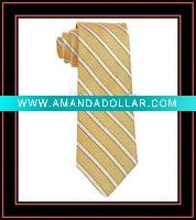 stripe silk & microfiber necktie