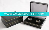 leather cufflinks giftbox