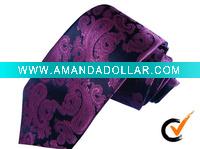 Wholesale Hot Selling Paisley Polyester Tie