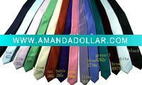 Wholesale Low Cost Solid Skinny Ties