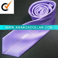 Wholesale Silk Like Bordered Mens Necktie