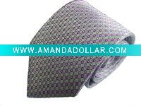 Microfiber Woven Necktie with hand made