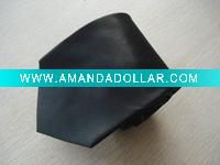 black polyester tie