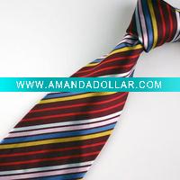 men's 100% polyester neck tie