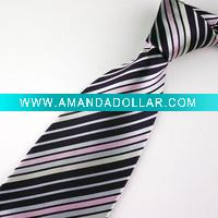 men's 100% polyester neck tie