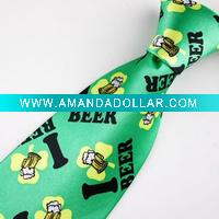 men's 100% polyester neck tie