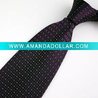 Wholesale men's 100% polyester neck tie
