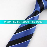 Wholesale men's 100% polyester neck tie