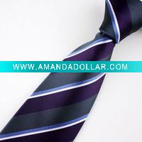 men's 100% polyester neck tie