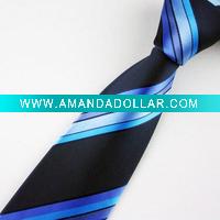 Wholesale men's 100% polyester neck tie