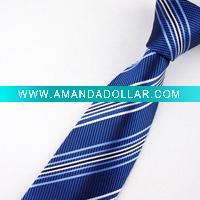 Wholesale men's 100% polyester neck tie