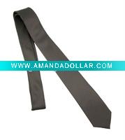 Wholesale Black Slim Necktie