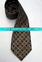 fashion woven polyester tie
