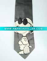 polyester printed tie