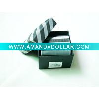 fashion polyester woven necktie
