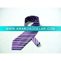 fashion polyester woven necktie