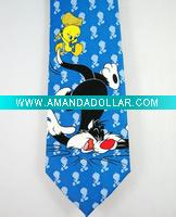 polyester printed tie