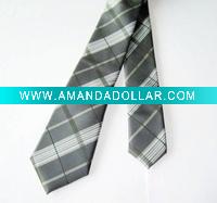 Men's 100% polyester necktie