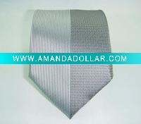 polyester logo necktie