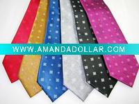 polyester woven necktie