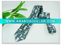 polyester printed tie