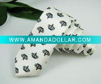 polyester printed tie