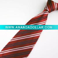 men's 100% polyester neck tie