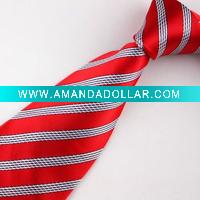 men's 100% polyester neck tie