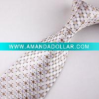 men's 100% polyester neck tie