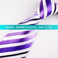 men's 100% polyester neck tie