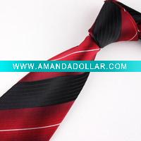 men's 100% polyester neck tie