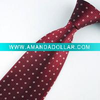 men's 100% polyester neck tie