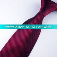 men's 100% polyester neck tie