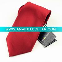 men's 100% polyester neck tie