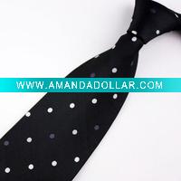 men's 100% polyester neck tie