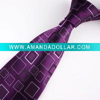Wholesale men's 100% polyester neck tie