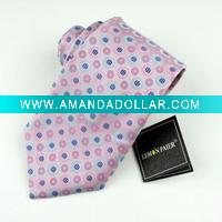 men's 100% polyester neck tie
