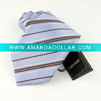 Wholesale men's 100% polyester neck tie