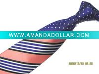 Stripe Microfiber Necktie