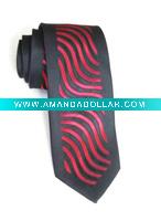 100% polyester printed necktie