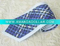 Silk printed necktie