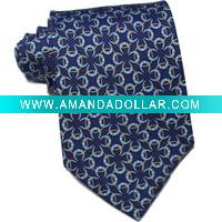 printed silk tie